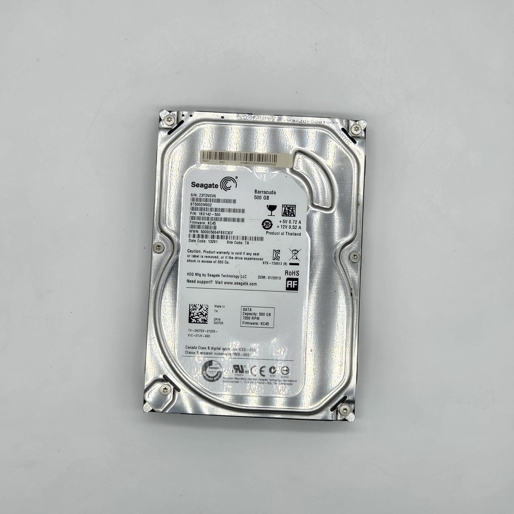 Seagate Barracuda 500GB 3.5" SATA 7200RPM Desktop Hard Drive HDD - ST500DM002
